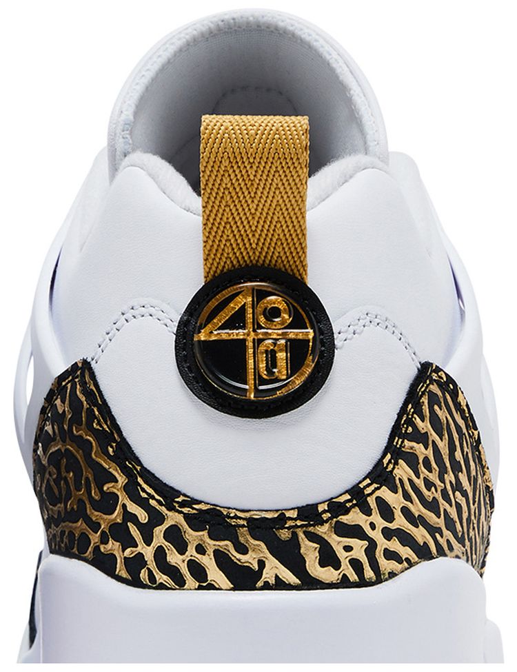 Air Jordan Spizike Low White Black Metallic Gold