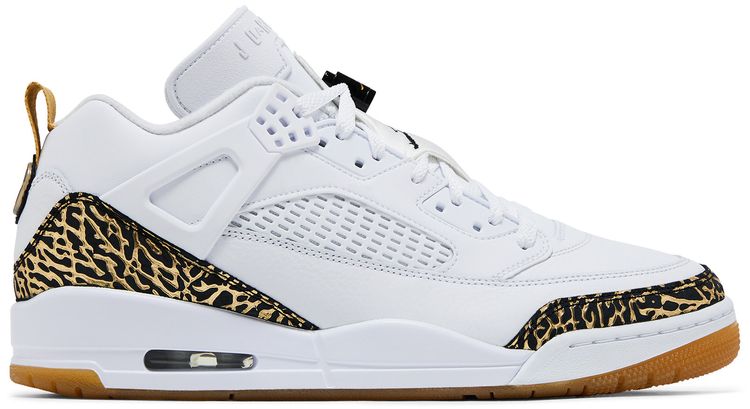 Air Jordan Spizike Low White Black Metallic Gold