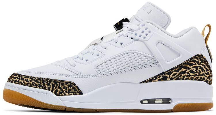 Air Jordan Spizike Low White Black Metallic Gold