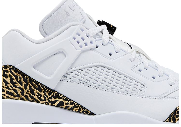 Air Jordan Spizike Low White Black Metallic Gold