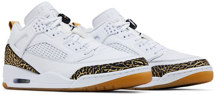 Air Jordan Spizike Low White Black Metallic Gold