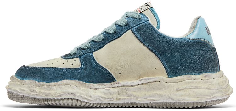 Maison Mihara Yasuhiro Wayne OG Sole Distressed Leather Low Blue White