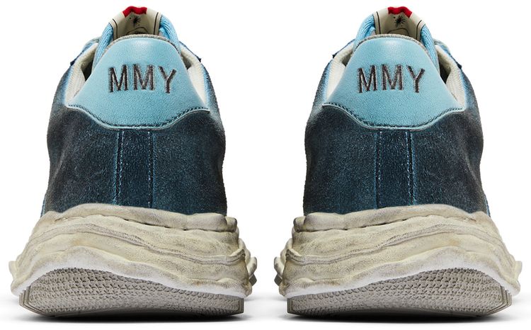 Maison Mihara Yasuhiro Wayne OG Sole Distressed Leather Low Blue White