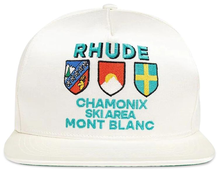 Rhude Chamonix Satin Structure Hat Off White