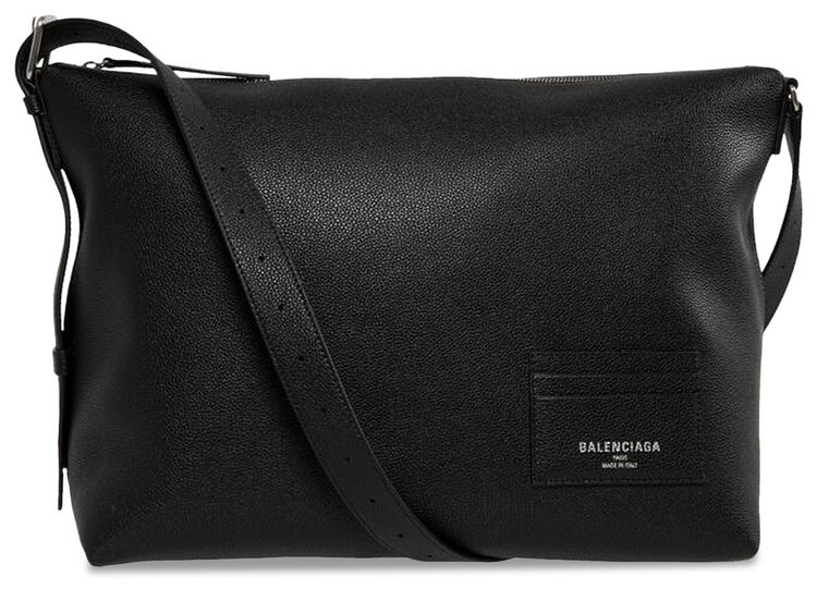 Balenciaga Hobo Messenger Bag Black