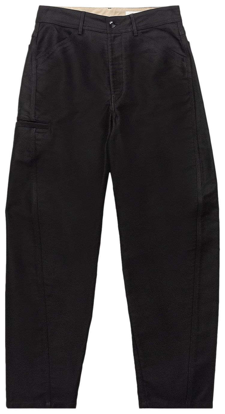 Lemaire Twisted Workwear Pants Black