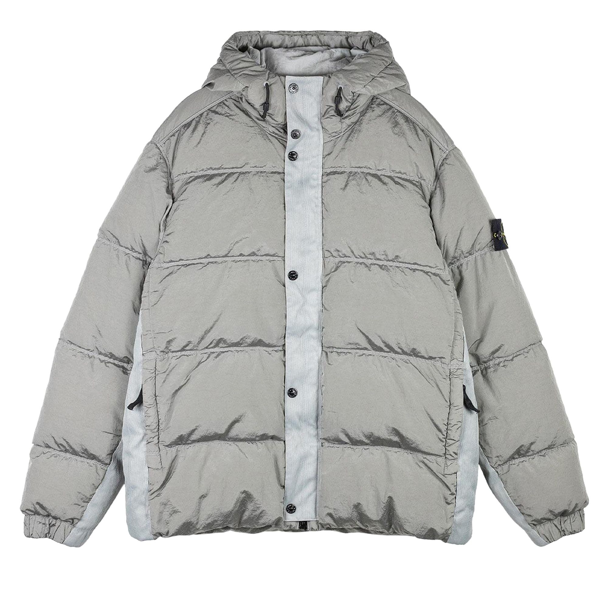 Buy Stone Island Compass Badge Hooded Jacket 'Grey