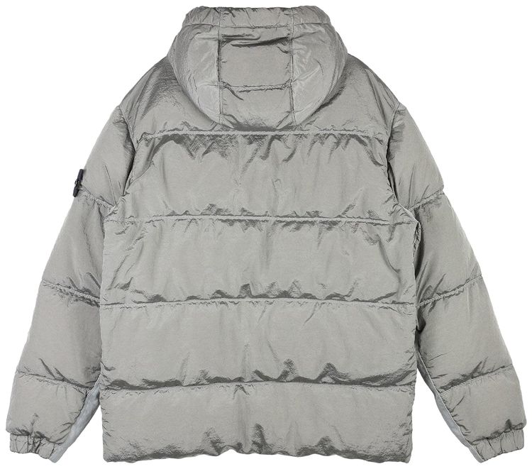 Stone Island Compass Badge Hooded Jacket Grey