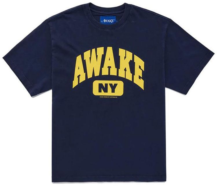 Awake NY Varsity Tee Navy