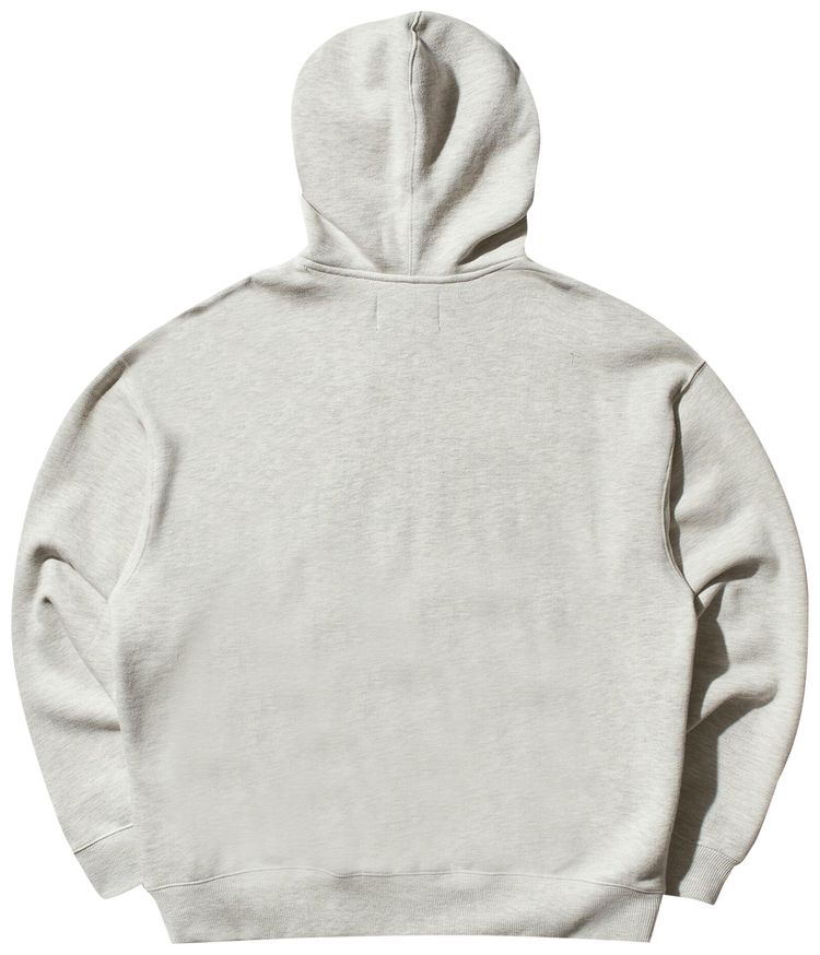 Awake NY Snake Skin Applique Hoodie Heather Grey