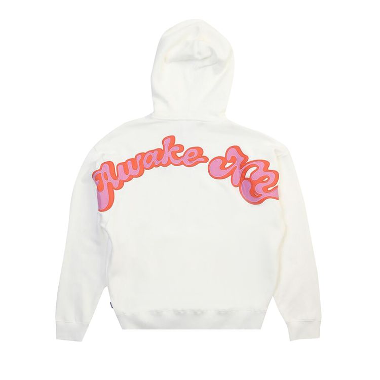 Awake NY Twill Logo Hoodie Cream