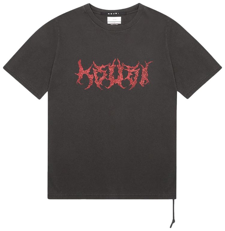Ksubi Sabbath Kash T Shirt Faded Black