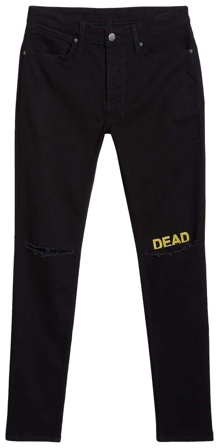 Ksubi Van Winkle Jeans Laid Black Dead