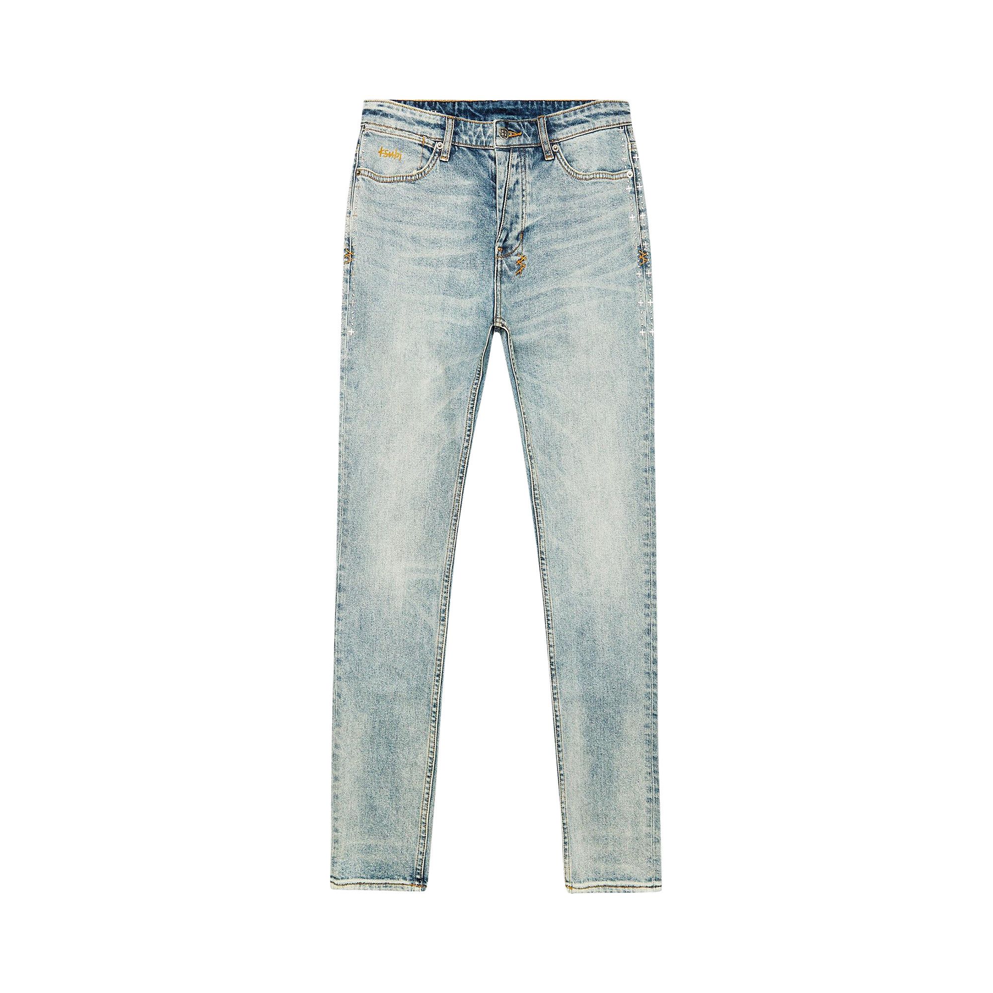 100 ％品質保証 Van Ksubi Buy Winkle MPF24DJ025 - Metalik' High 'Sky Jeans グローブ