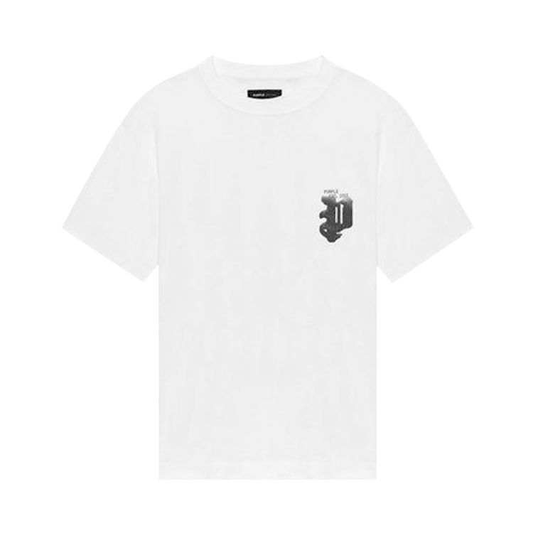 PURPLE BRAND Gothic Halftone T Shirt White