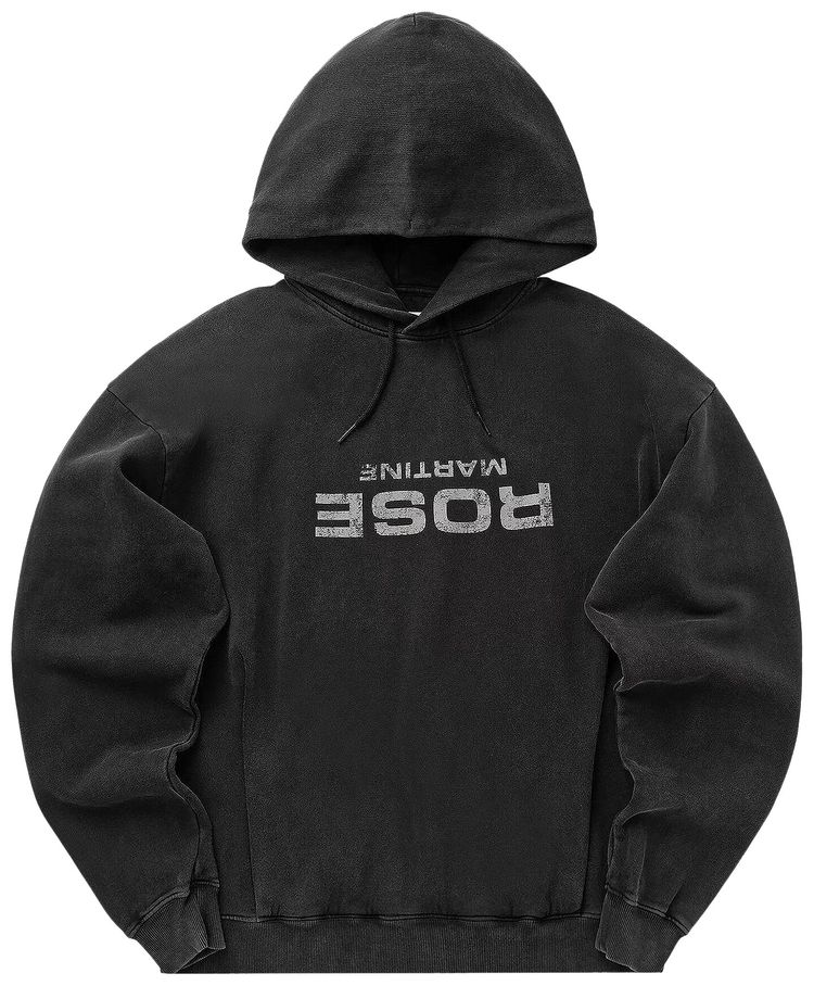 Martine Rose Classic Hoodie Black WashedRose