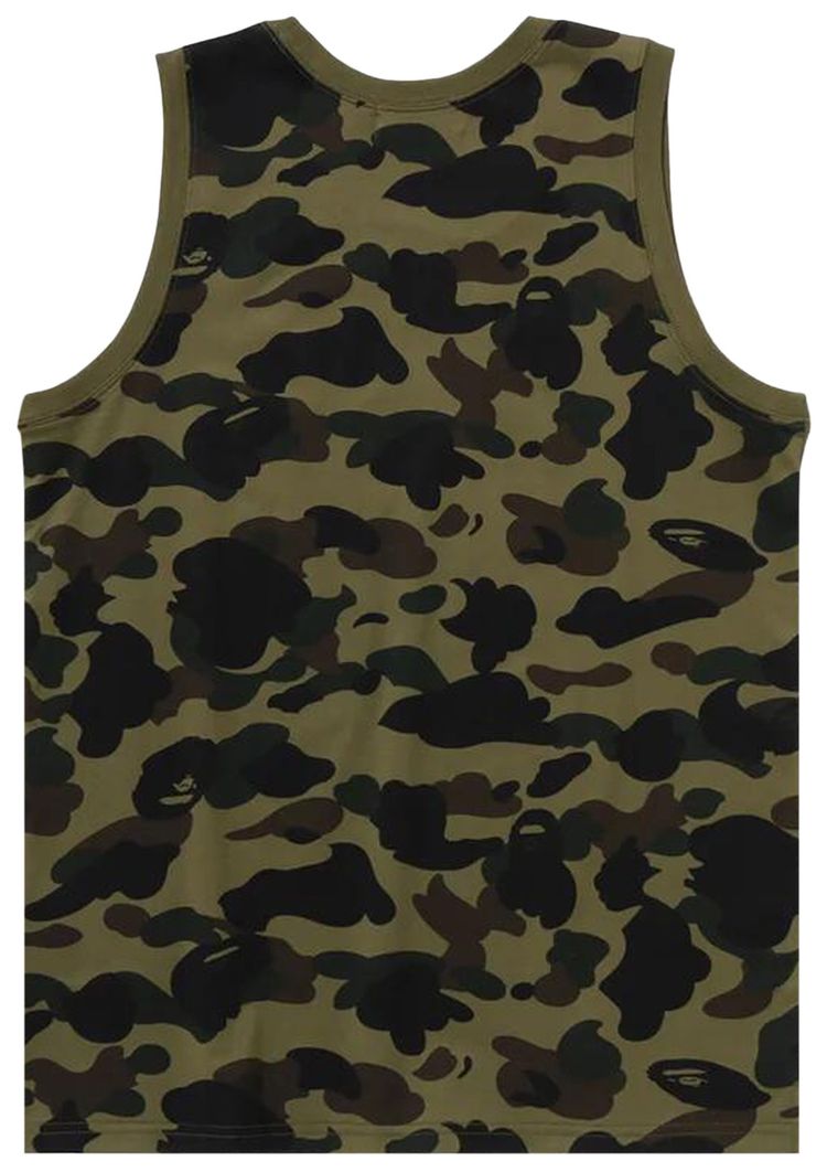 BAPE 1st Camo Bape Sta Tank Top Green