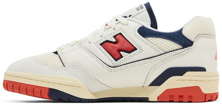 New Balance 550 Sea Salt Pack   Blast Red
