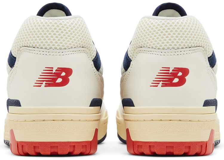 New Balance 550 Sea Salt Pack   Blast Red