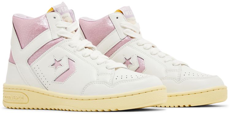 Converse Shai Gilgeous Alexander x Weapon High Vintage White Winsome Orchid