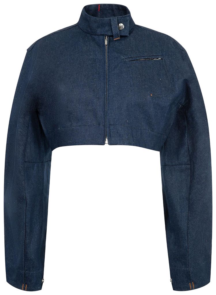 Jacquemus La Veste De Nimes Cabrio Navy