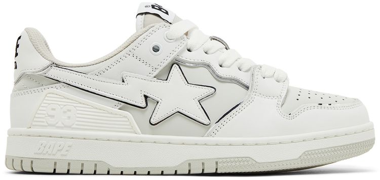 BAPE Wmns Sk8 Sta 3 L White Silver