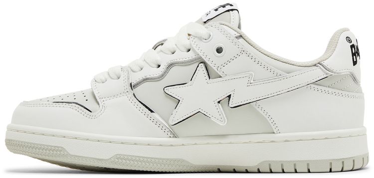 BAPE Wmns Sk8 Sta 3 L White Silver