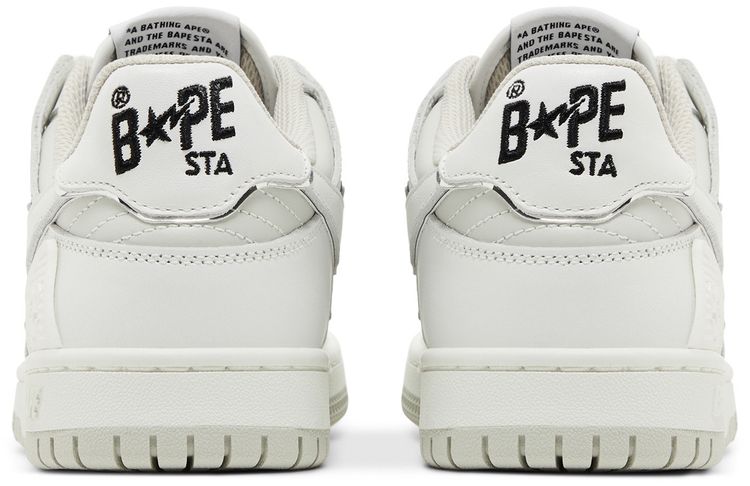 BAPE Wmns Sk8 Sta 3 L White Silver
