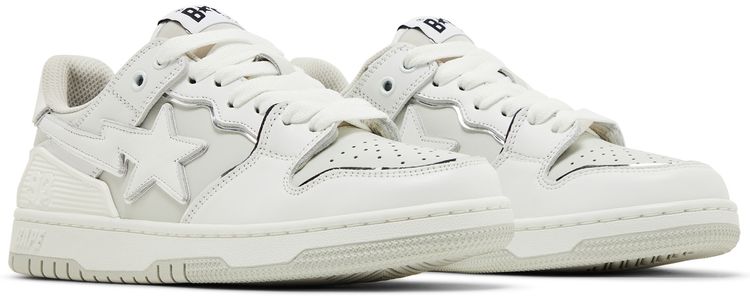 BAPE Wmns Sk8 Sta 3 L White Silver