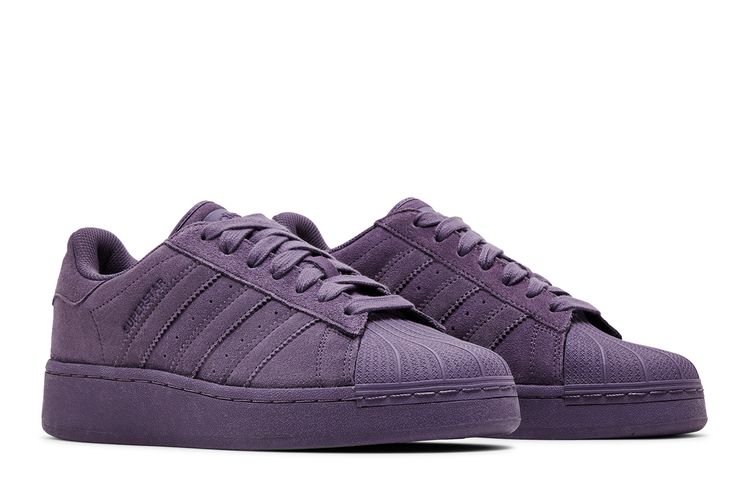 adidas Superstar Xlg Shoes - Women's - Shadow Violet / White / Shadow Violet - 8
