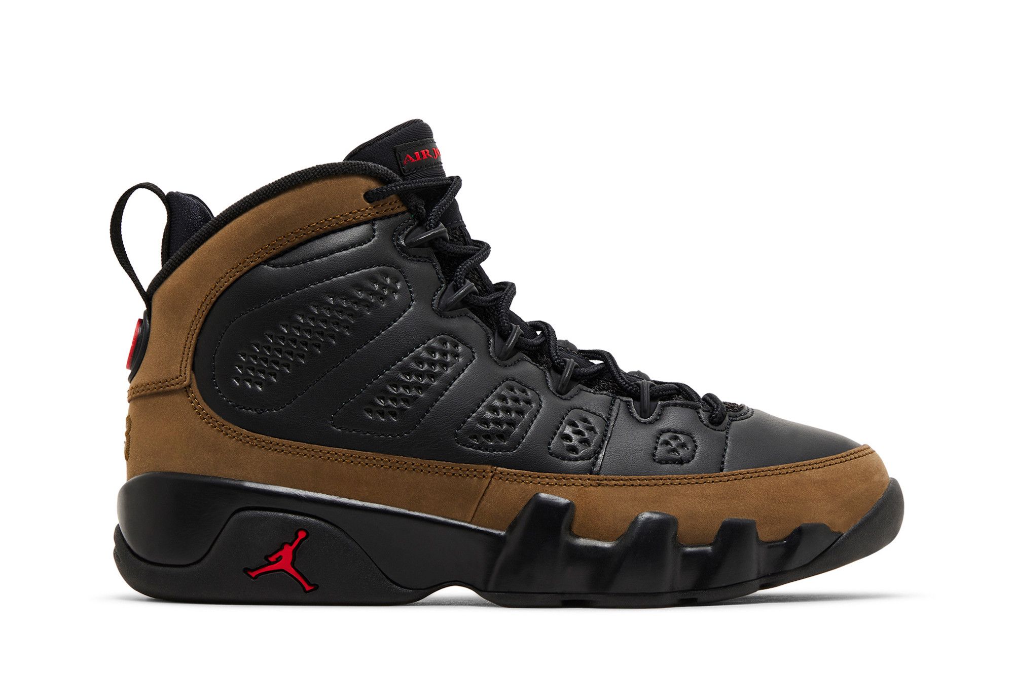 Jordan 9 gold and black new arrivals