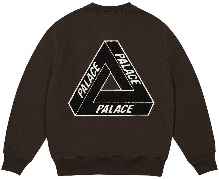 Palace Chenille Tri Ferg Crew Black