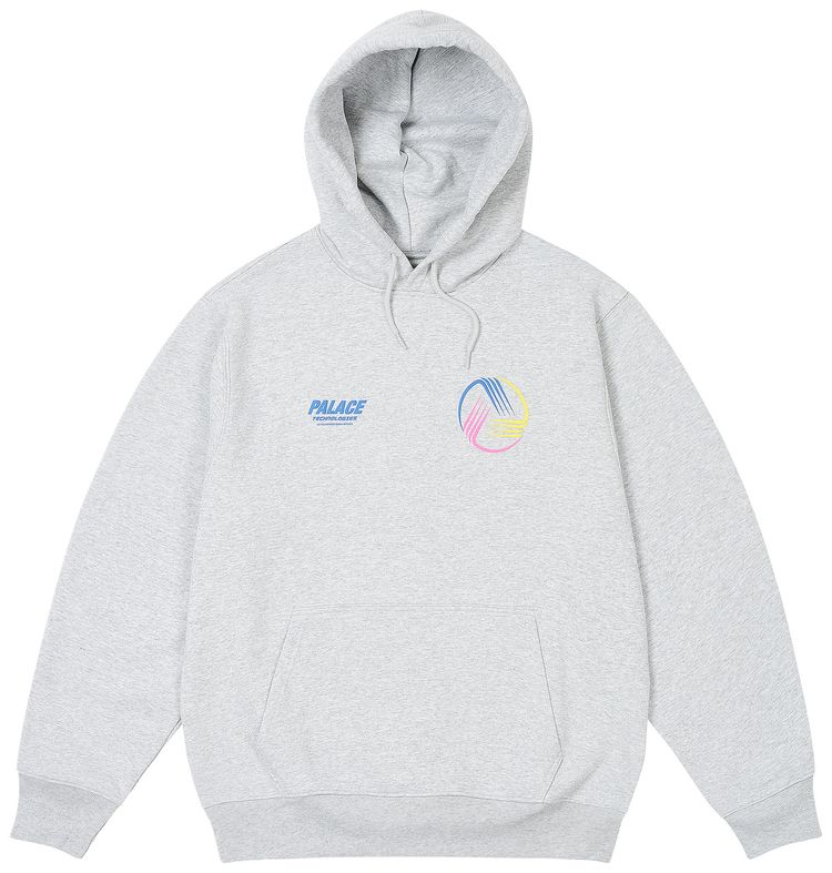 Palace Technologies Hood Grey Marl