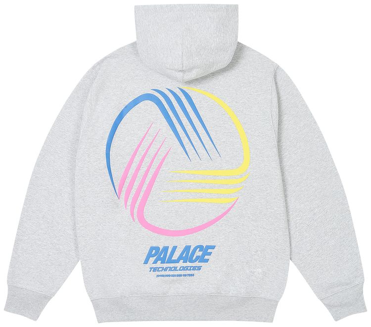 Palace Technologies Hood Grey Marl