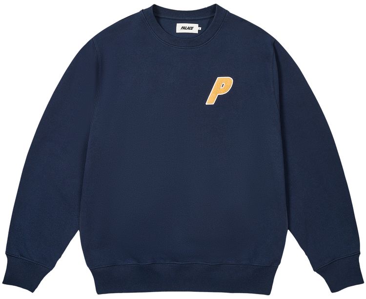 Palace Chenille Tri Ferg Crew Navy