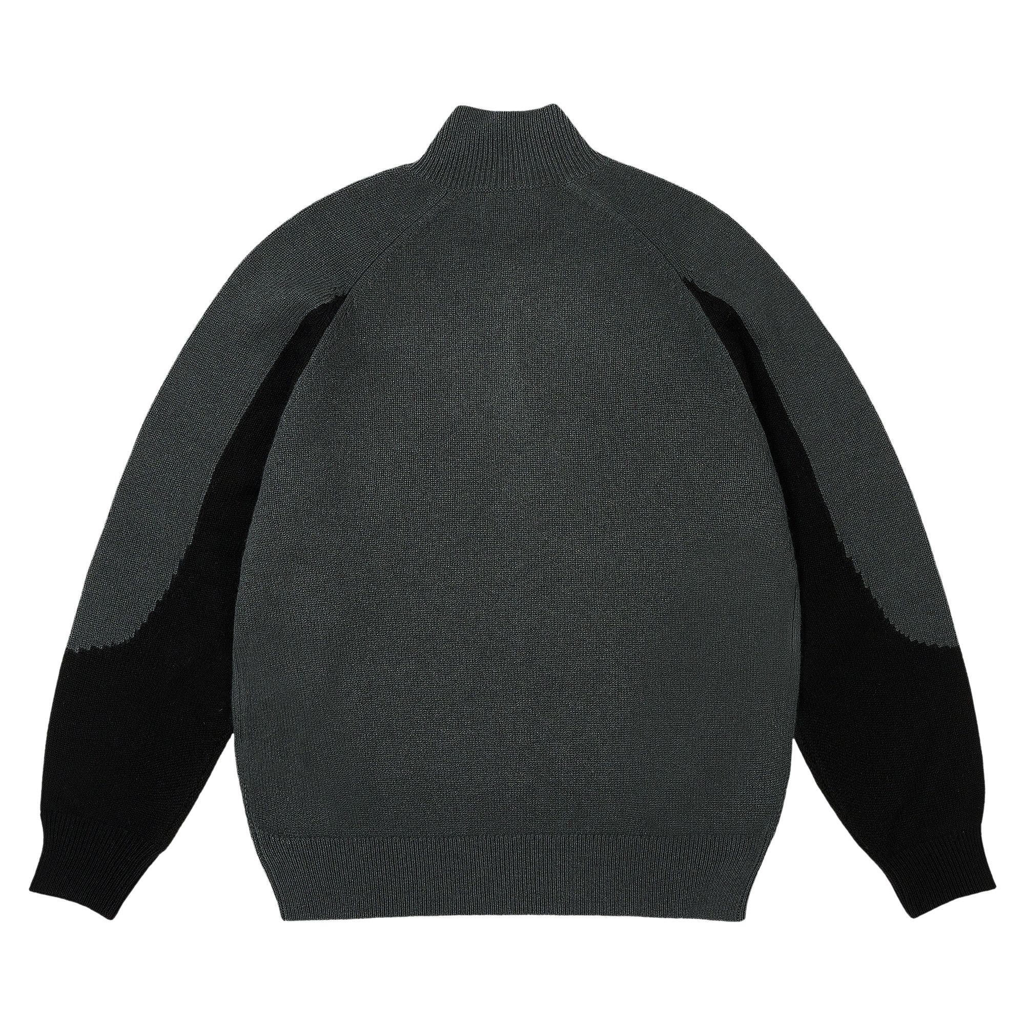 Buy Palace Trial 1/4 Zip Knit 'Black' - P27KW022 | GOAT