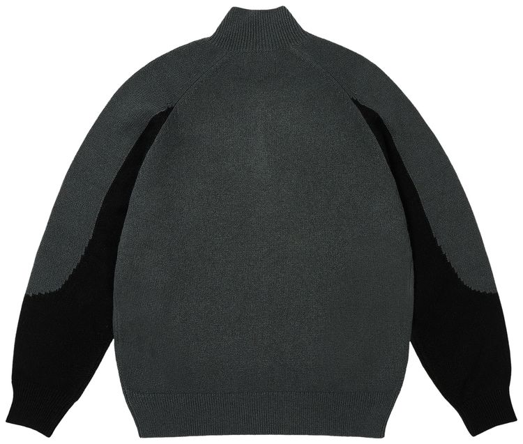 Palace Trial 14 Zip Knit Black