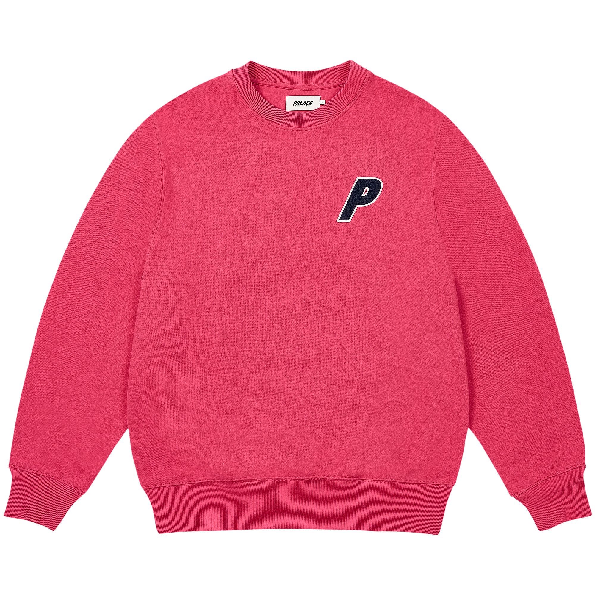 Size s Palace Chenille Tri-Ferg Crew 'Red'