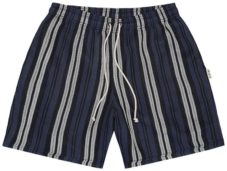 Advisory Board Crystals Woven Mesh Shorts NavyWhite