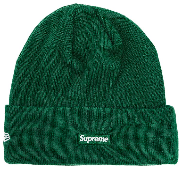 Supreme New Era Script Beanie Green