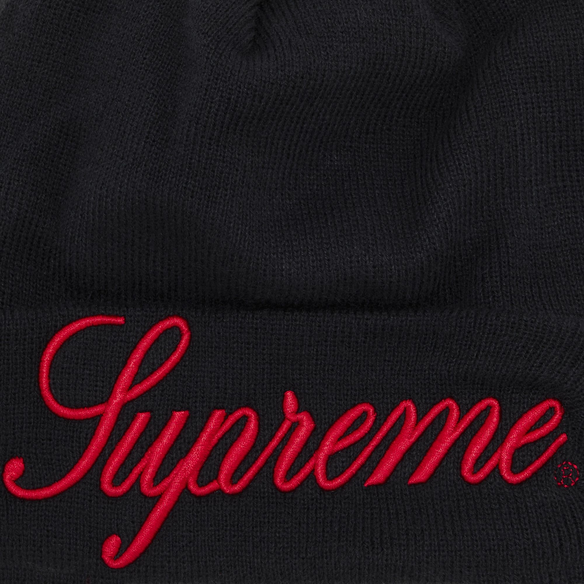 Buy Supreme New Era Script Beanie Navy FW24BN66 NAVY GOAT UK