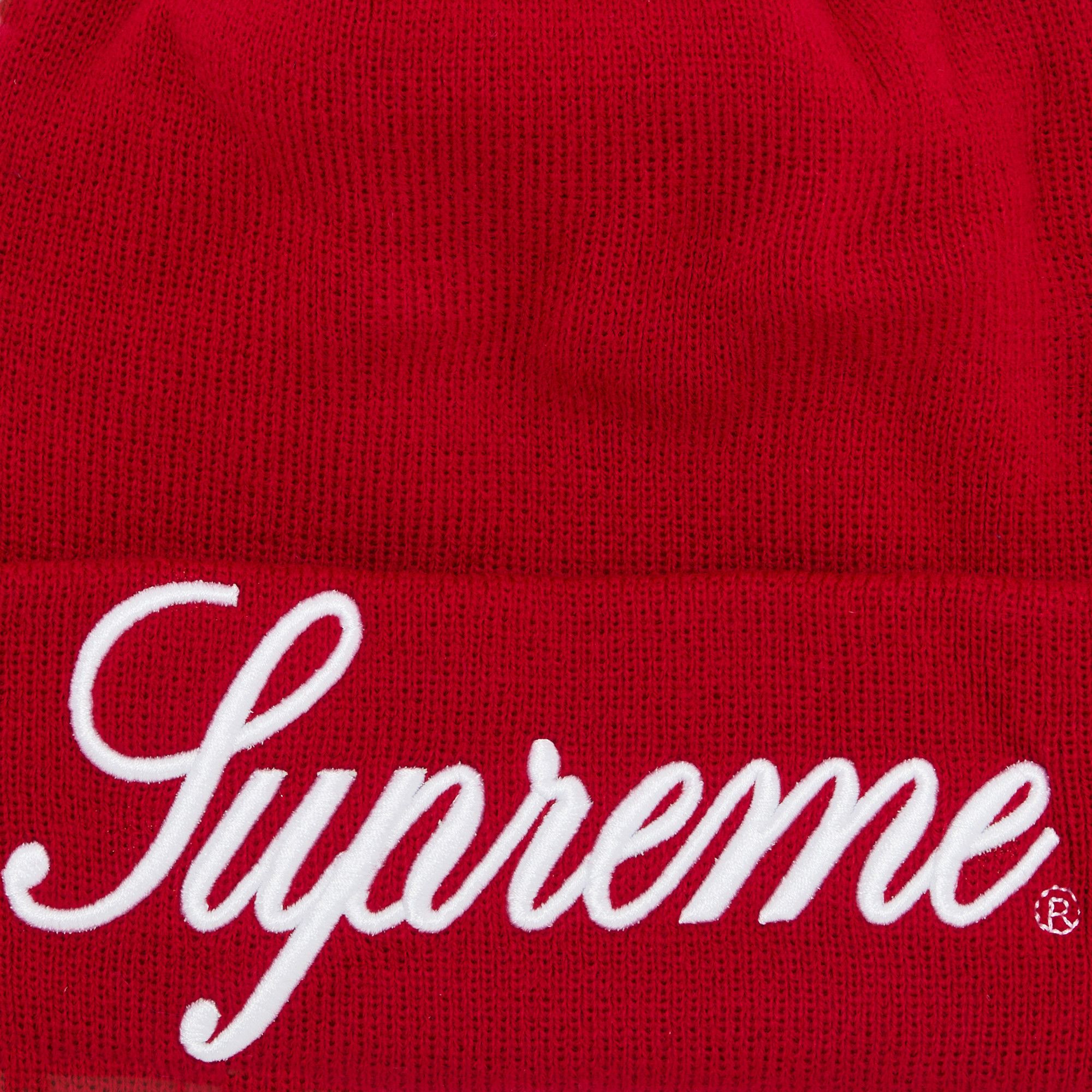 Supreme New Era Script Beanie (FW24) - $40