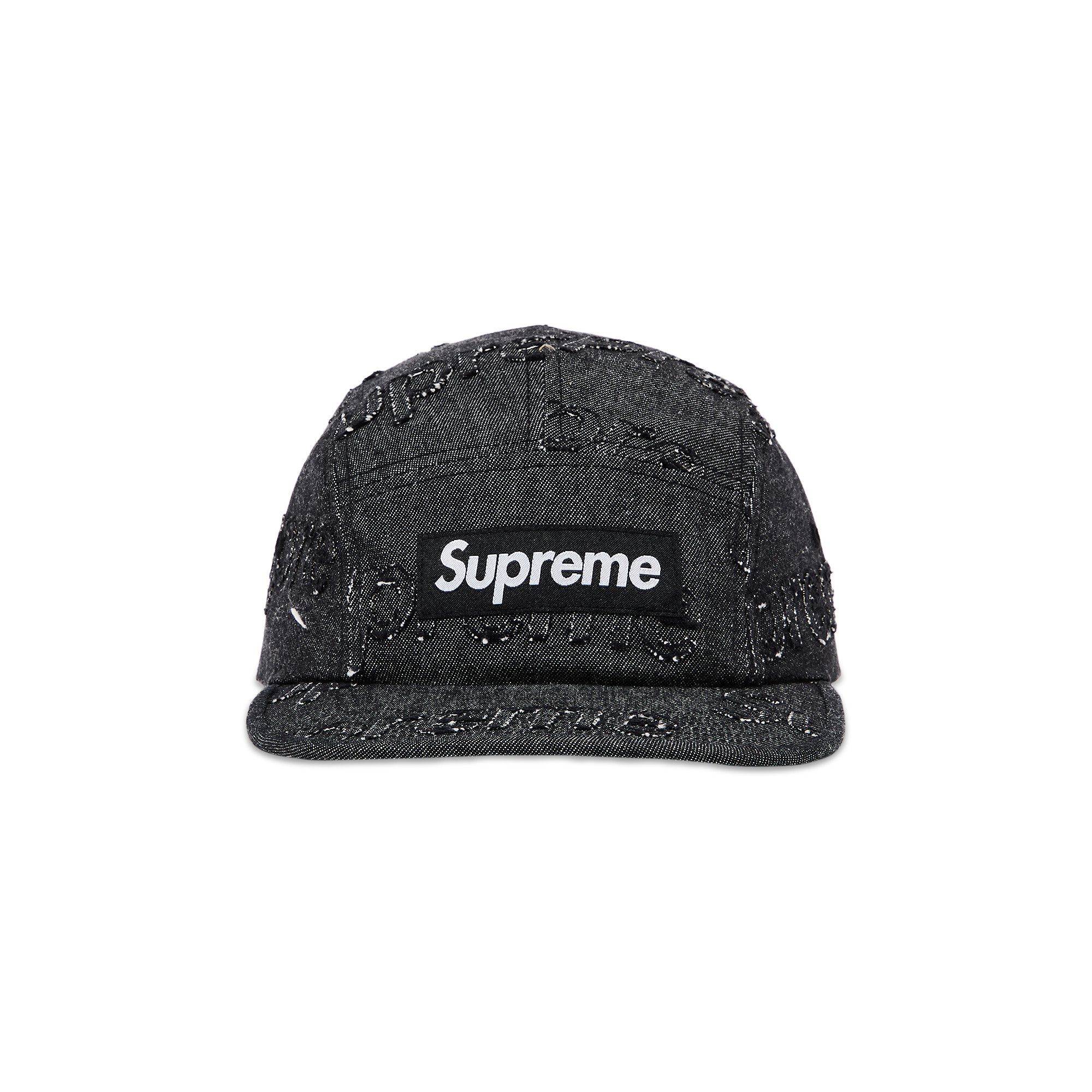 Buy Supreme Lasered Denim Cap 'Black' - FW24H25 BLACK | GOAT