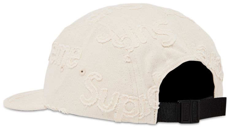 Supreme Lasered Denim Cap White