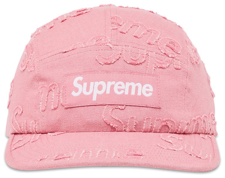 Supreme Lasered Denim Cap Pink