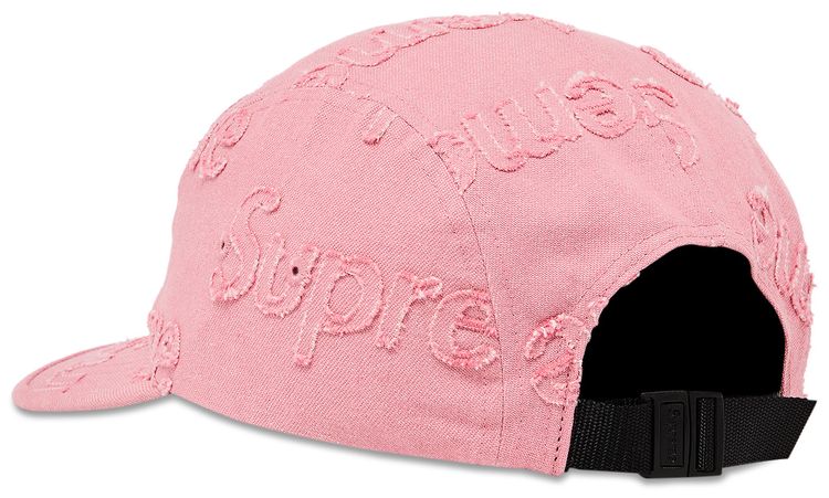 Supreme Lasered Denim Cap Pink