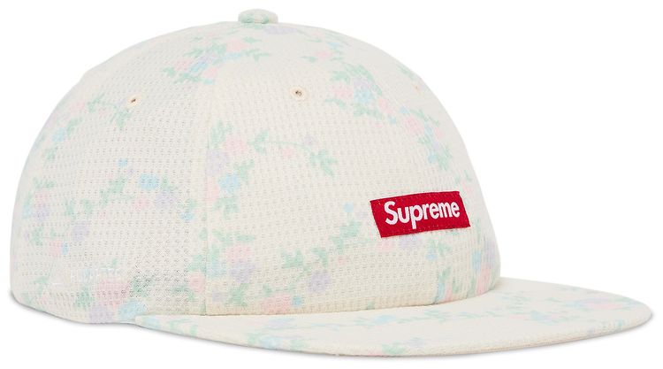 Supreme Polartec Waffle Small Box 6 Panel Floral