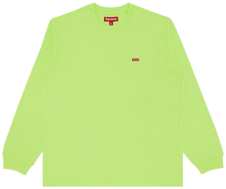 Supreme Small Box Long Sleeve Tee Bright Green