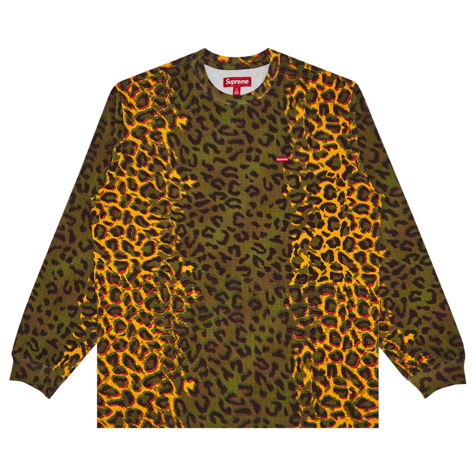 Supreme leopard tee store