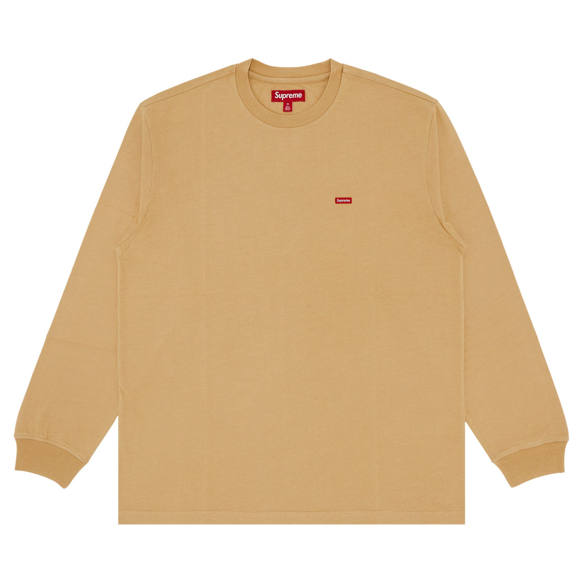 Buy Supreme Small Box Long-Sleeve Tee 'Dark Tan' - FW24KN34 DARK